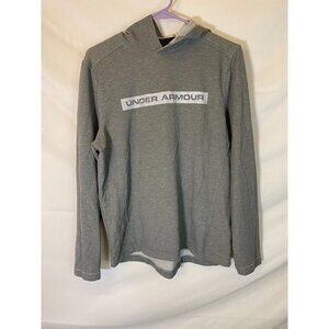 UNDER ARMOUR GRAY HOODIE HOODED SWEATSHIRT‎ MENS SIZE SMALL teens boys